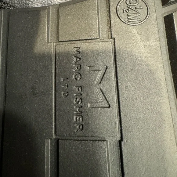 Marc Fisher Velima 9.5M black boots - Picture 3 of 9